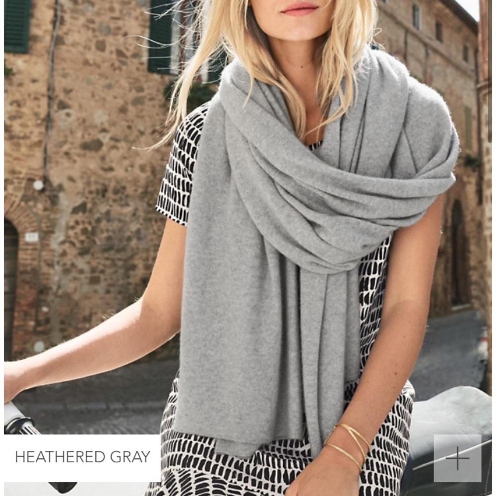 Garnet hill cashmere wrap